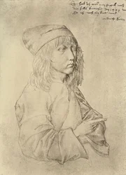 Selbstporträt im Alter von dreizehn Jahren, 1484